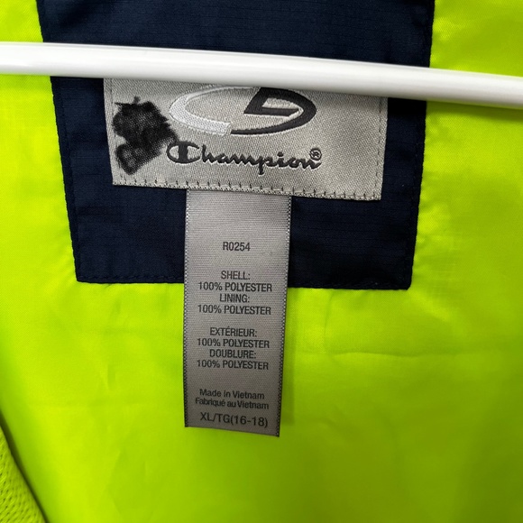 Champion Windbreaker Jacket with Hood/Youth Size XL - Picture 6 of 6